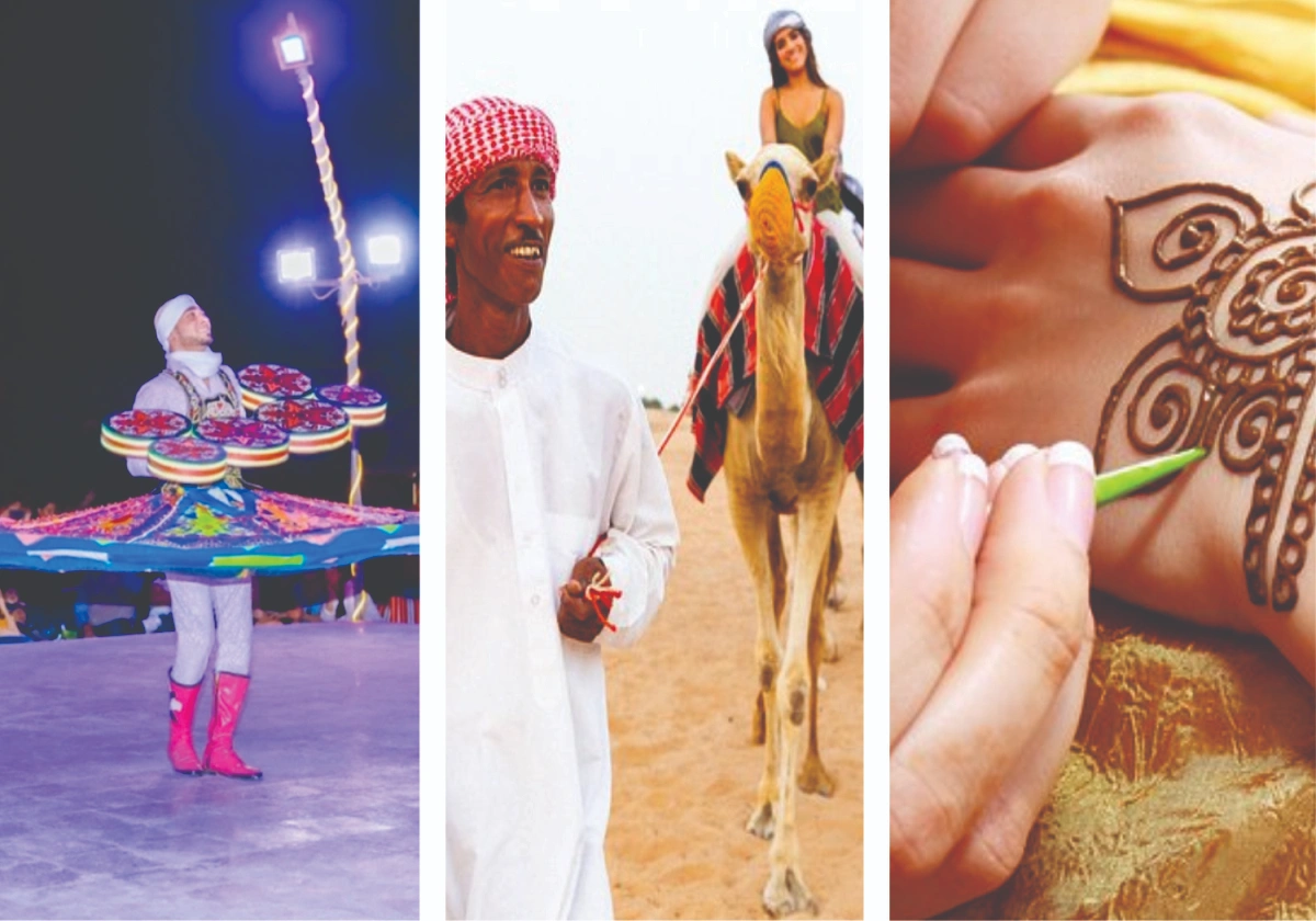 Tour en safari dans le désert de Dubaï avec balade à dos de chameau et coucher de soleil